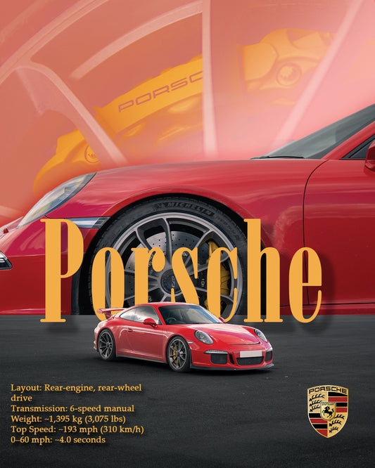 Porsche 911 GT3  Poster