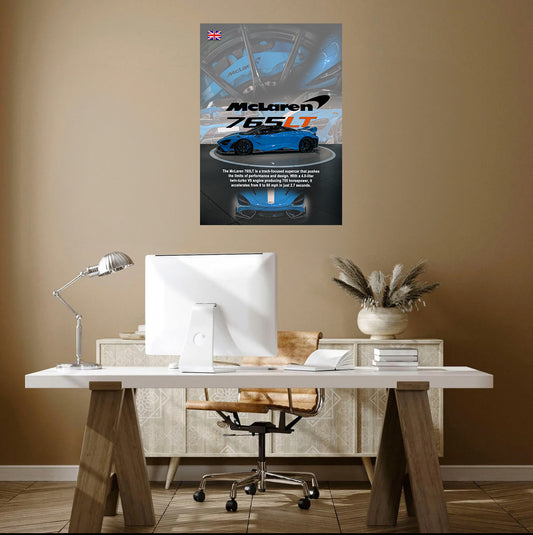 Mclaren 765LT Poster