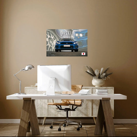 Subaru Impreza Bugeye Poster