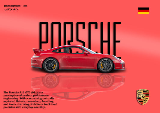 Porsche 911 GT3 Poster