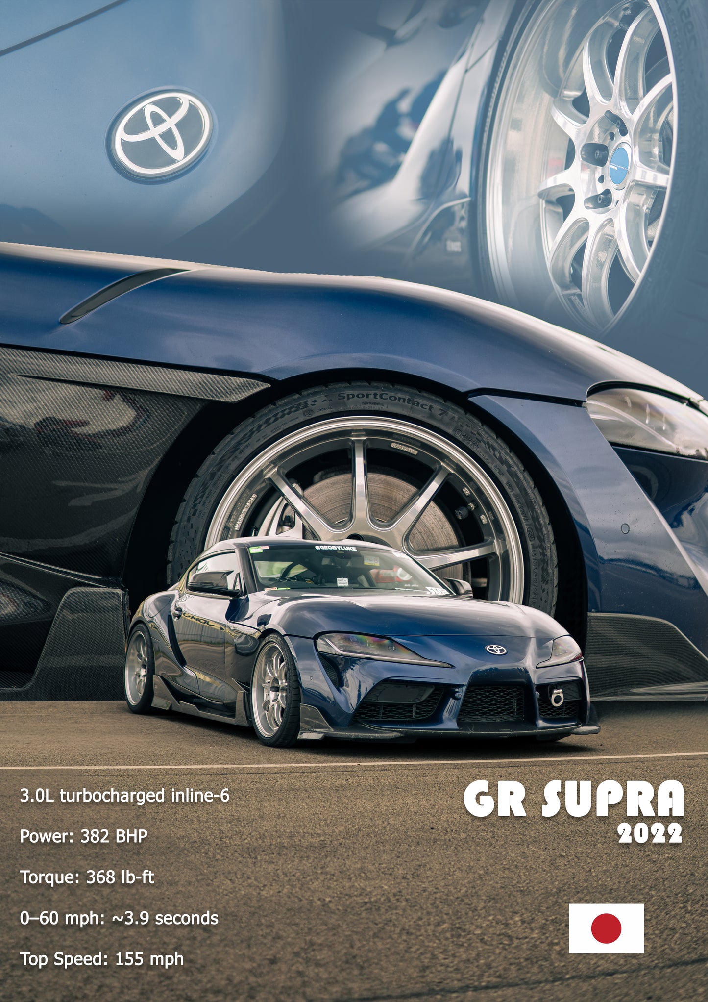 Toyota MK5 Supra Poster