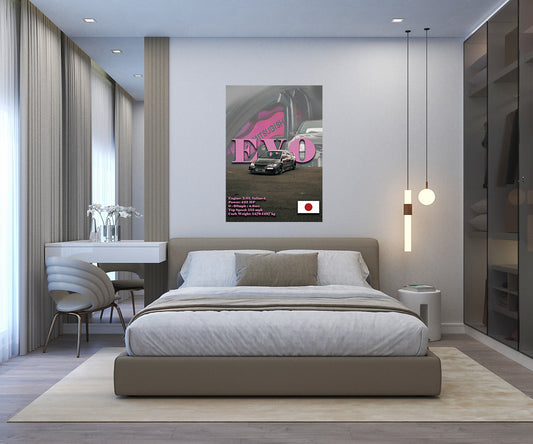 Mitsubishi EVO 9 Poster