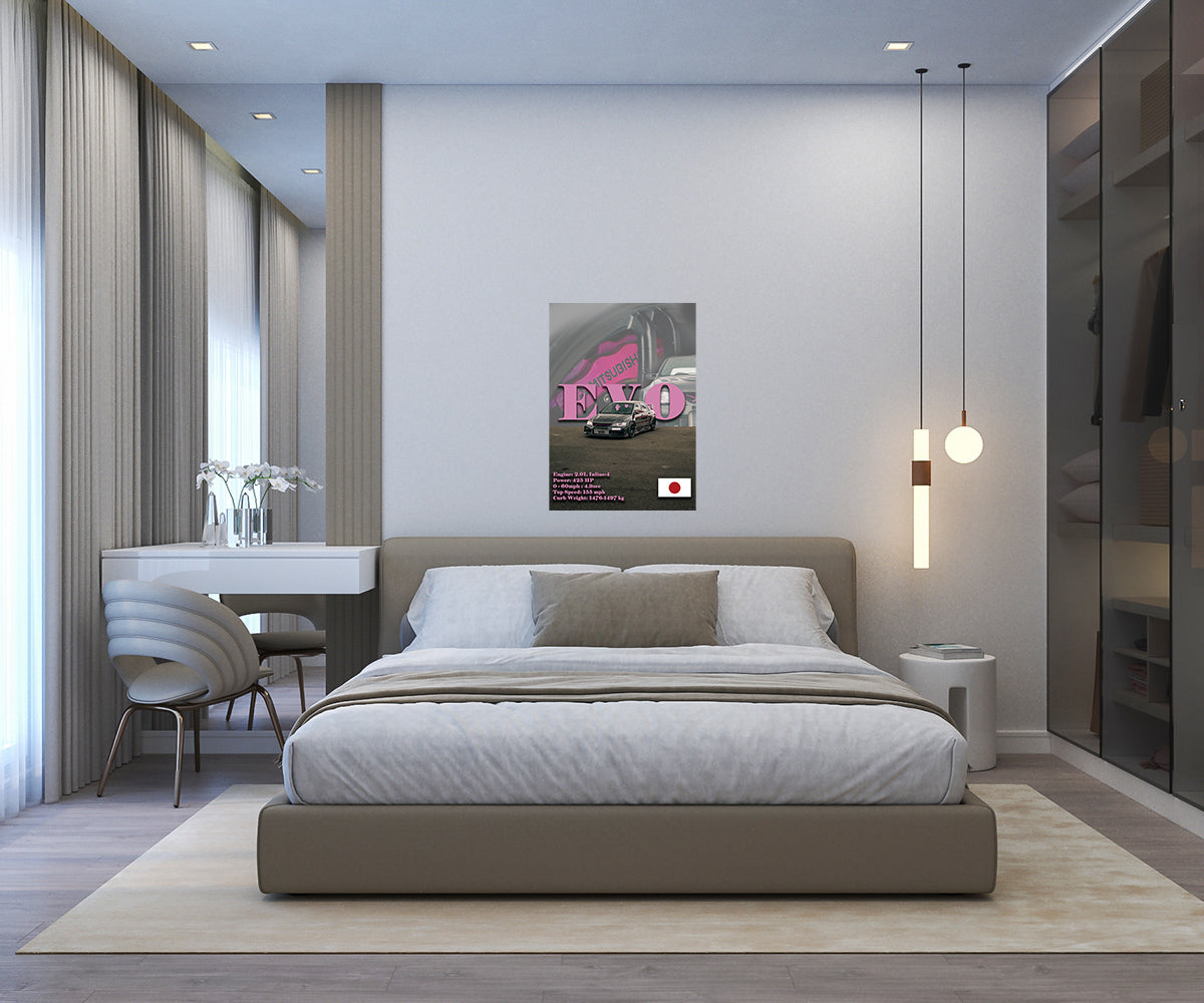 Mitsubishi EVO 9 Poster